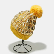 Thermal Knit Hat with Pompom Hats