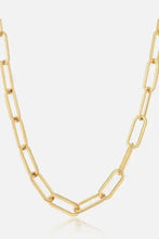 Thick Clip Chain Necklace Gold One Size Necklaces