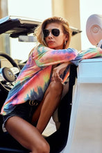 Tie Dye French Terry Long Sleeve Top for Women