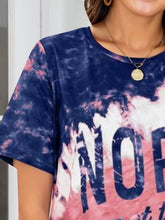 Tie Dye Nope Not Today Womens T Shirt 100 Percent Polyester