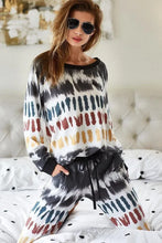 Tie Dye Soft Knit Jersey Pajama Set for Women