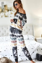 Tie Dye Soft Knit Jersey Pajama Set for Women Woman T Shirts