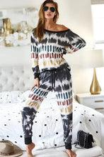 Tie Dye Soft Knit Jersey Pajama Set for Women Woman T Shirts