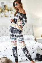 Tie Dye Soft Knit Jersey Pajama Set for Women Woman T Shirts