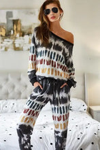 Tie Dye Soft Knit Jersey Pajama Set for Women Woman T Shirts