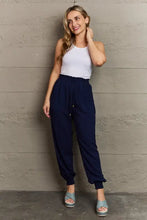 Tied Long Joggers with Pockets Woman Sweatpants