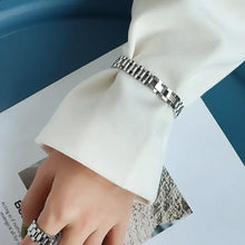 Titanium Steel Chain Bracelet Silver One Size Bracelets