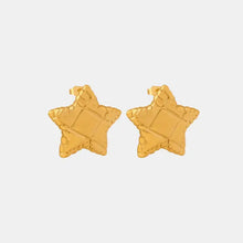 Titanium Steel Star Stud Earrings Earrings