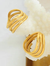 Titanium Steel Three-Layered Ring Fashion Jewelry