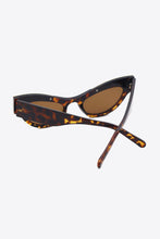 Tortoiseshell Cat Eye Sunglasses with Leopard Print and Rhinestone Trim