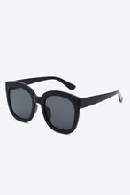 Tortoiseshell Square Sunglasses with Gradient Lenses Polycarbonate Frame Black One Size
