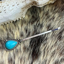 Turquoise Alloy Hairpin Style D One Size Hair Jewelry