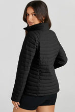 Turtleneck Zip Up Long Sleeve Jacket Woman Outerwear