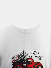 Two Tone Christmas Tunic Dress with Pockets for Women