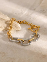 18K Gold-Plated Stainless Steel Chain Bracelet Bracelets
