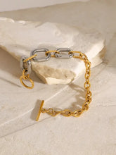 18K Gold-Plated Stainless Steel Chain Bracelet Bracelets
