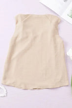 V Neck Knotted Shoulder Vest Tanks & Camis