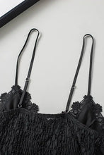 V-Neck Lace Cropped Cami Tanks & Camis