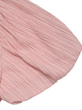 V-Neck Puff Sleeve Dress Casual Dresses