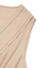 V-Neck Sleeveless Midi Dress Casual Dresses