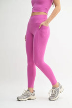 Venice Cloud Light High-Waisted Pink Athletic Leggings with Pockets