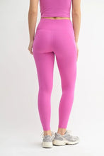 Venice Cloud Light High-Waisted Pink Athletic Leggings with Pockets