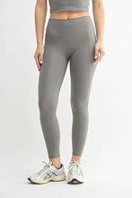 Venice Cloud Light Sculpt High Waisted Gray Athletic Leggings with Pockets NEW PEWTER
