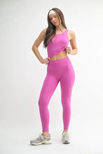 Venice Cloud Light High-Waisted Pink Athletic Leggings with Pockets