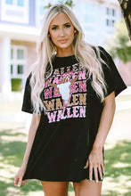 WALLEN Round Neck Short Sleeve T-Shirt Woman T Shirts