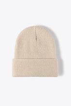 Warm Winter Knit Beanie Beige One Size Hats