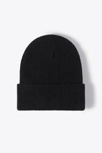 Warm Winter Knit Beanie Black One Size Hats
