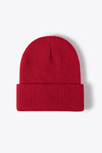 Warm Winter Knit Beanie Red One Size Hats