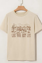 Western Graphic Tee for Women Cowgirl Style Cotton Blend