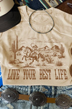 Western Graphic Tee for Women Cowgirl Style Cotton Blend