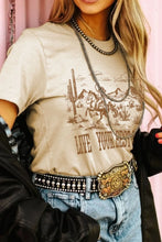 Western Graphic Tee for Women Cowgirl Style Cotton Blend