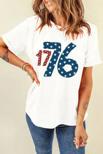 White 1776 Graphic T Shirt for Women Woman T Shirts