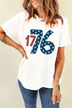 White 1776 Graphic T Shirt for Women