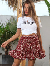 White Angel Text T Shirt with Wings for Women