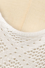 White Crochet Tassel Shawl Cover Up with Fringe for Swimwear