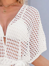 White Crocheted Swimsuit Cover Up for Beach and Poolside