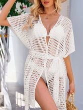 White Crocheted Swimsuit Cover Up for Beach and Poolside