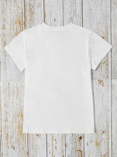 White Easter Design Women's T Shirt Polyester Basic Style Woman T Shirts