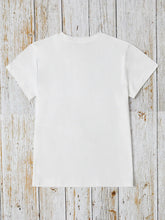 White Easter Design Women's T Shirt Polyester Basic Style