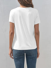 White Easter Graphic T-Shirt for Women