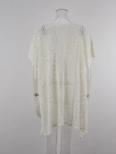 White Lace Crochet Beach Cover-Up