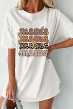 White Mama Graphic T-Shirt Dress for Women