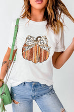 White Pumpkin Graphic T-Shirt for Women