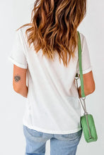 LOVE Round Neck Short Sleeve T-Shirt Woman T Shirts