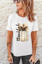 Graphic Round Neck Short Sleeve T-Shirt Woman T Shirts