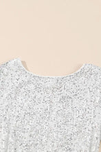 Sequin Tie Front T-Shirt Dress Cocktail Dress